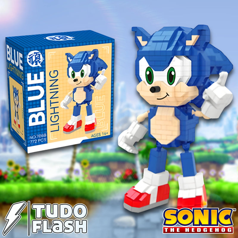 Sonic, Tails ou Knuckles Lego™ pra Montar e Brincar! Frete Grátis