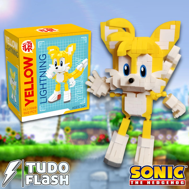 Sonic, Tails ou Knuckles Lego™ pra Montar e Brincar! Frete Grátis