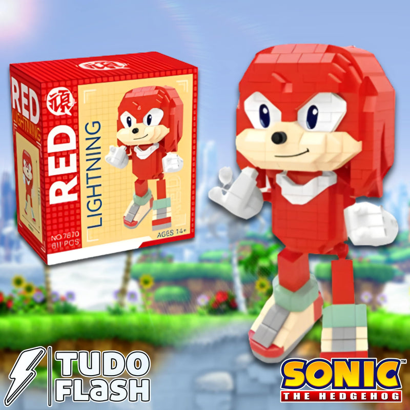 Sonic, Tails ou Knuckles Lego™ pra Montar e Brincar! Frete Grátis