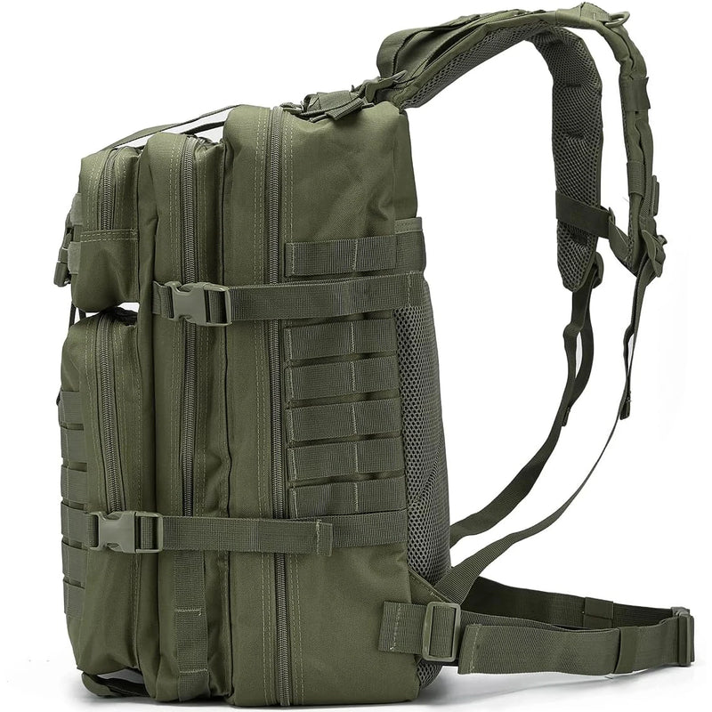 Mochila Tática Militar Assault™ - Reforçada e Impermeável para Expedições e Escaladas!